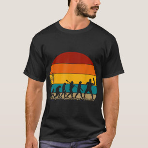 Retro Disc Golf Evolution T-Shirt
