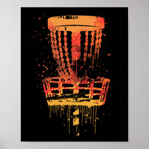 Retro Disc Golf Frolf - Vintage Frisbee Golf Poster