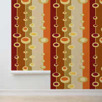 Retro disco 70s tangerine vibes wallpaper