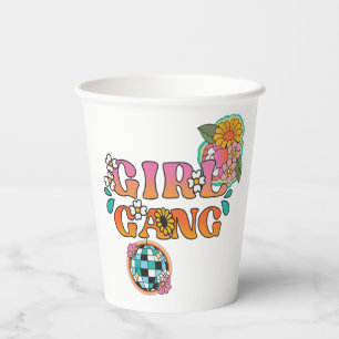 Retro Disco Bachelorette Party Theme Paper Cups