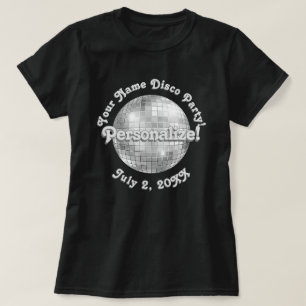 Retro Disco Ball PERSONALIZED T-Shirt