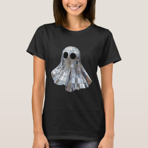 Retro Disco Boo Halloween Boo In Boujee Spooky Dis T-Shirt