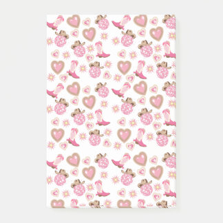 Retro Disco Cowgirl Sticky Notes