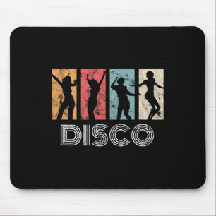 Retro Disco Dance 70s 80s Party Dance Dancer Mouse Pad