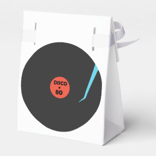Retro Disco Favour Box Music Record