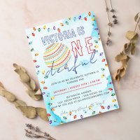 Retro Disco Lights Wonders Birthday Invitation