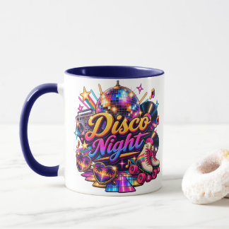 Retro Disco Night Two Sided Mug