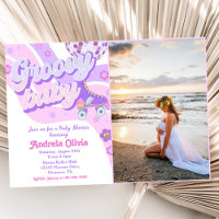 Retro Disco Roller Skate Baby Shower Party Photo