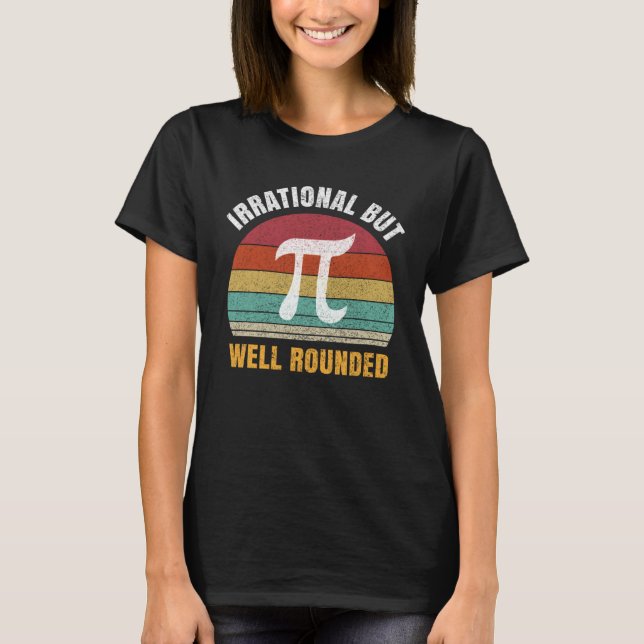 Retro distressed Happy Pi Day Math Geek for 3 14 D T-Shirt (Front)
