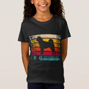 Retro Distressed Shiba Inu Silhouette Dog Lover Gi T-Shirt