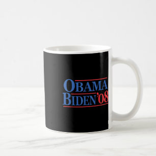 Retro Distressed Vintage Obama Biden 08 Campaign Coffee Mug
