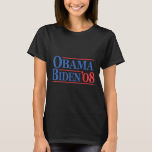 Retro Distressed Vintage Obama Biden 08 Campaign T-Shirt