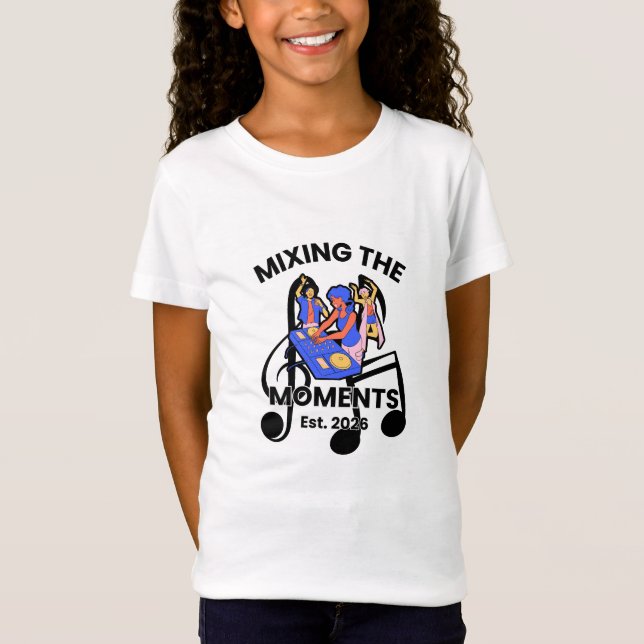 Retro DJ Music Mix T-Shirt (Front)