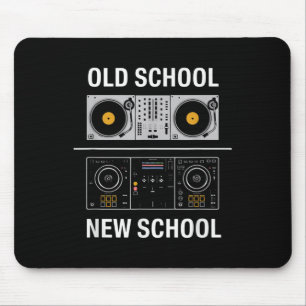 Retro Dj Setup Vs Edm Mixer Evolution Humor Beat T Mouse Pad