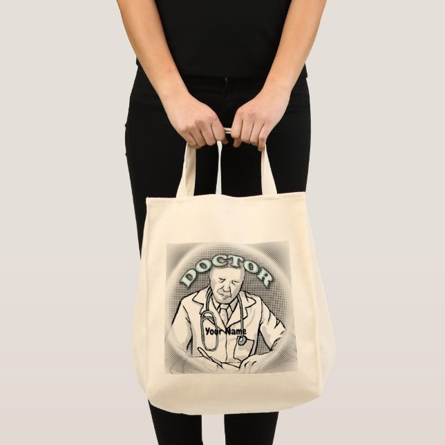 Retro doctor  tote bag (Front (Product))