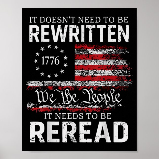 Retro doesn't need to be rewritten needs to be poster (Front)