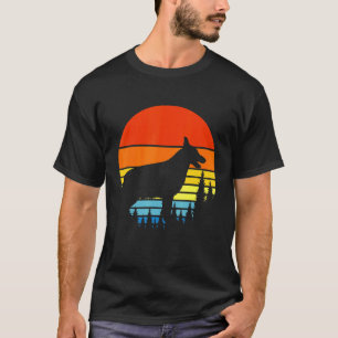 Retro Dog Breeder Women Men Pet Animal German Shep T-Shirt