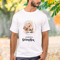 Retro Dog GRANDPA Personalised Puppy Pet Photo