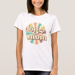 Retro Dog Mom T-Shirt