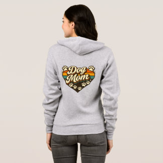 Retro Dog Mum  Hoodie
