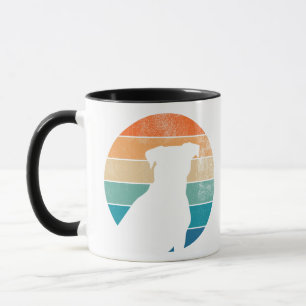 Retro Dog Silhouette Mug
