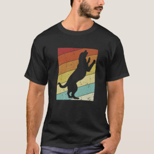 Retro Dogfather Dog Daddy Dog Mom Dog Lover Dog T-Shirt