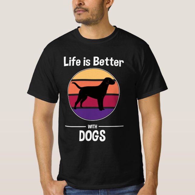 Retro Dogs lover Shirt (Front)