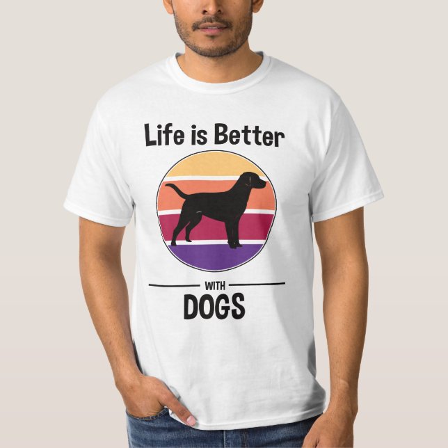 Retro Dogs lover Shirt (Front)