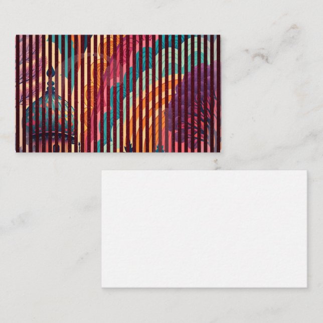 Retro Dome Info Card #00001 – Customisable (Front/Back)
