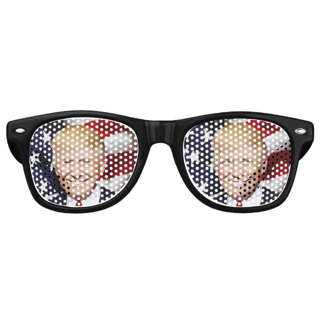RETRO DONALD TRUMP PARTY FUN (SUN) GLASSES! RETRO  SUNGLASSES (Front)