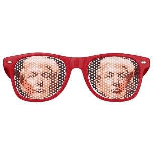 RETRO DONALD TRUMP PARTY FUN (SUN) GLASSES! RETRO  SUNGLASSES
