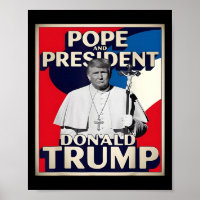 Retro Donald Trump President And Pope Catholic Vat
