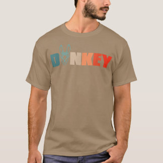 Retro Donkey Animal  Vintage Mule Donkey Donkeys  T-Shirt