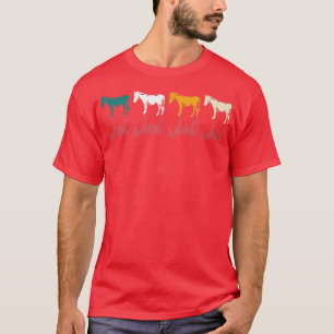 Retro Donkey Lover Farmer Farm Animal Donkey T-Shirt
