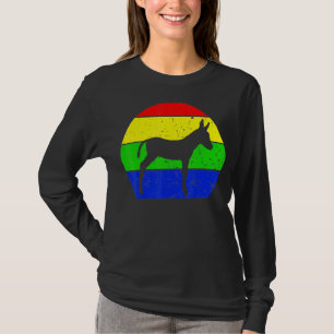 Retro Donkey Vintage Donkey Spirit Animal  80s 90s T-Shirt