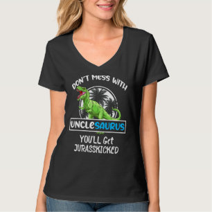 Retro Don't Mess With Unclesaurus You'll Get Juras T-Shirt