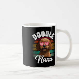 Retro Doodle Nana Goldendoodle Dog Lover Mothers D Coffee Mug