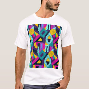 Retro doodles: geometric pop art. T-Shirt