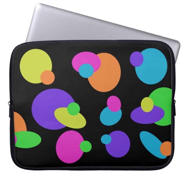 Retro Dot Laptop Case (Front)