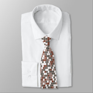 Retro dots pattern tie