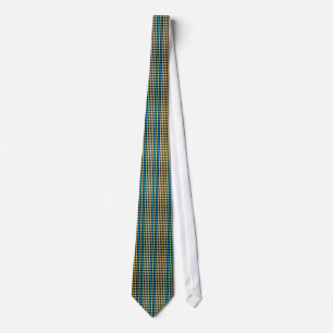 Retro dots stripes Rainbow Tie