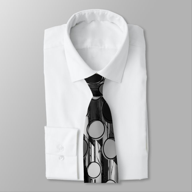 Retro Dots Tie (Tied)