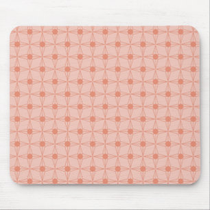 Retro Dotted Star Mousepad, Copper Mouse Pad