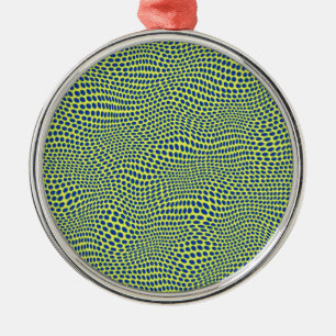 Retro dotty! metal tree decoration