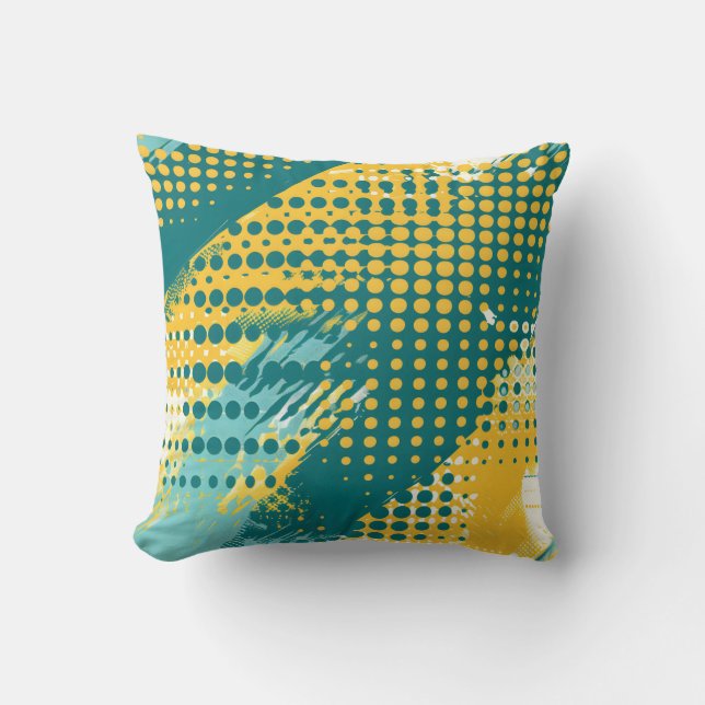 Retro Dotwave Cushion (Front)