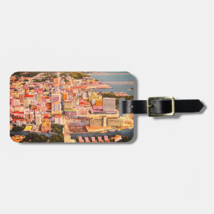 Retro Downtown Miami (MIA) Aerial Photo 1960s Luggage Tag