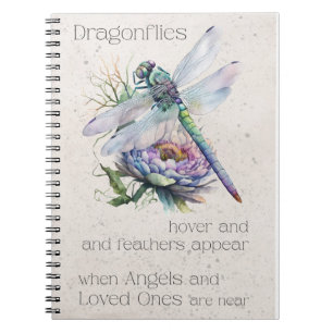 Retro Dragonfly Rememberance Journal