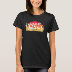 Retro Drink Up Witches Celebrate Halloween Party T-Shirt