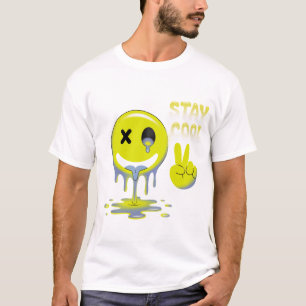 Retro Drip Smile with Cool Vibes T-Shirt
