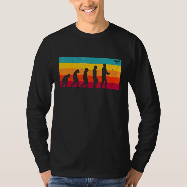 Retro Drone Evolution Drone Pilot Hobby Drone T-Shirt (Front)